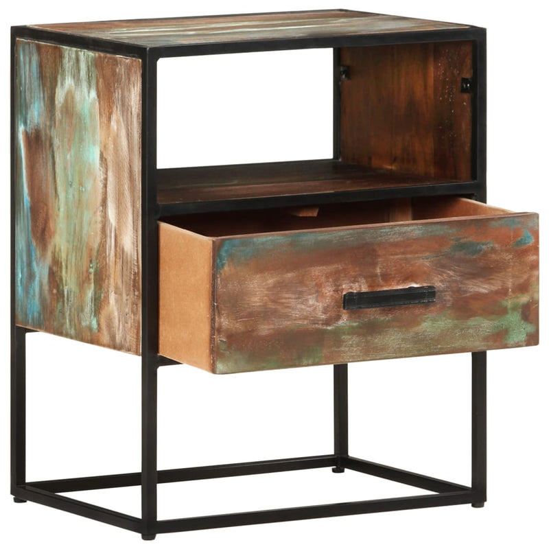vidaXL Bed Cabinet 40x30x50 cm Solid Reclaimed Wood