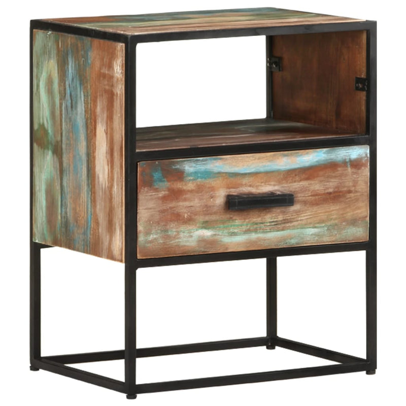 vidaXL Bed Cabinet 40x30x50 cm Solid Reclaimed Wood