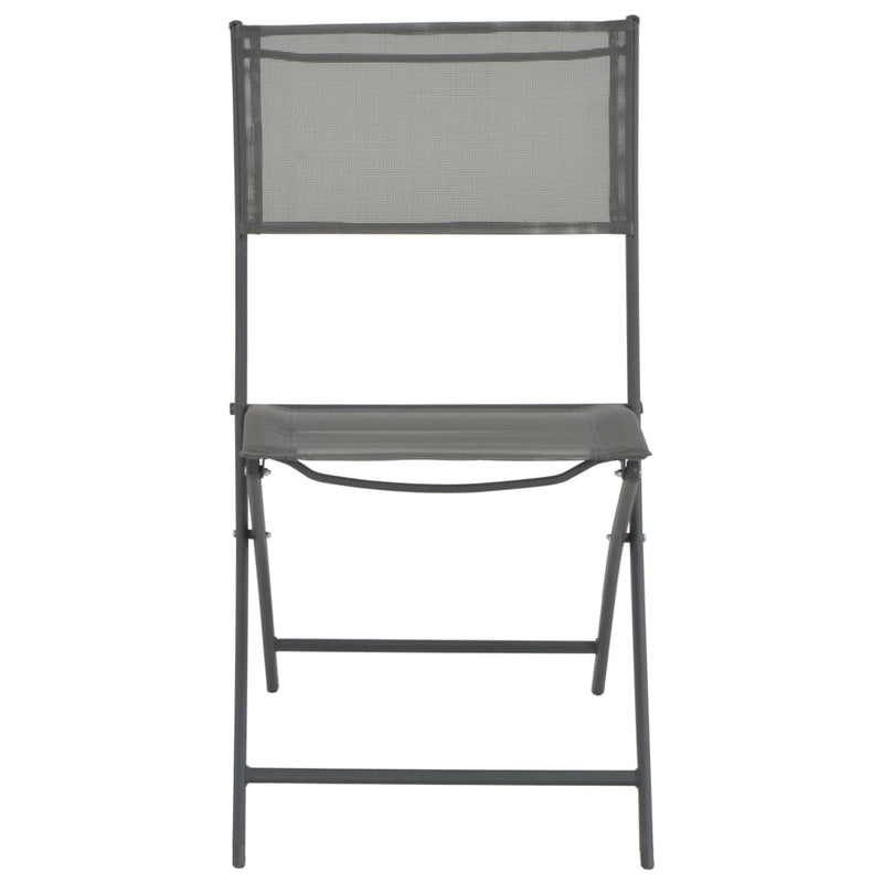 vidaXL 9 Piece Outdoor Dining Set Steel
