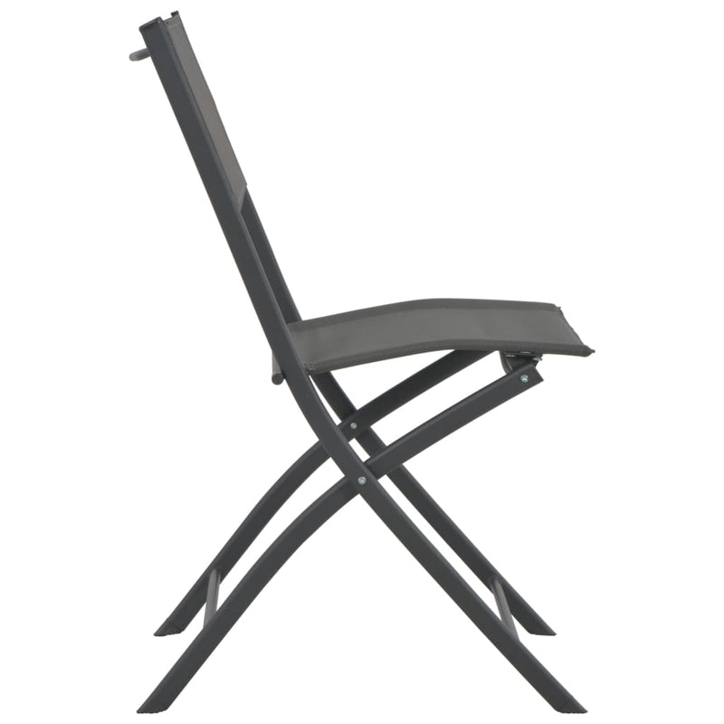 vidaXL 3 Piece Outdoor Dining Set Steel