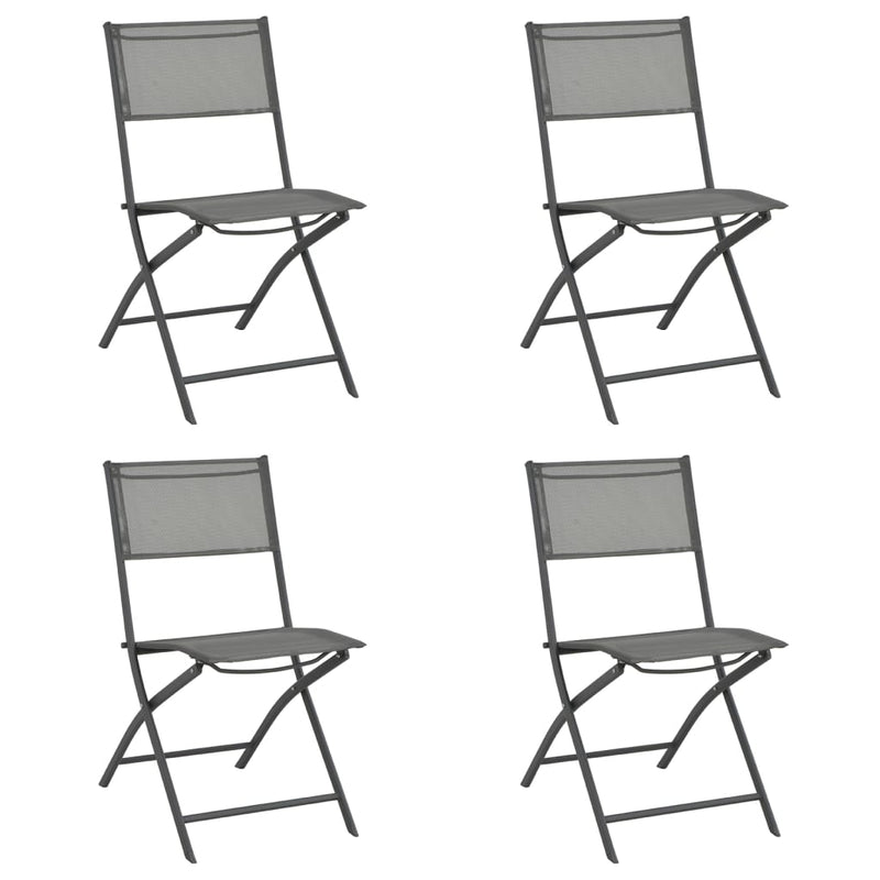 vidaXL 5 Piece Outdoor Dining Set Steel