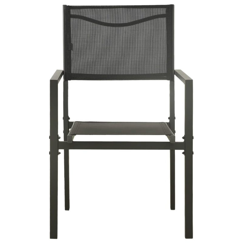 vidaXL 3 Piece Outdoor Dining Set Steel