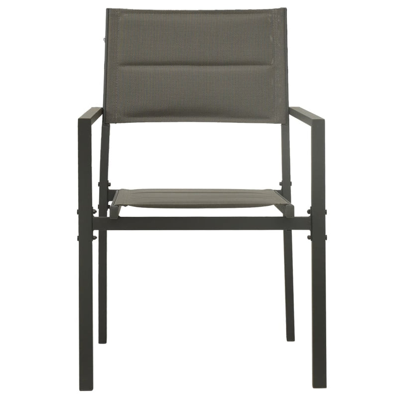 vidaXL 7 Piece Outdoor Dining Set Steel