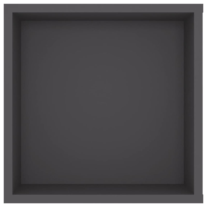 vidaXL Wall-Mounted TV Cabinet Grey 102x35x35 cm Engineered Wood