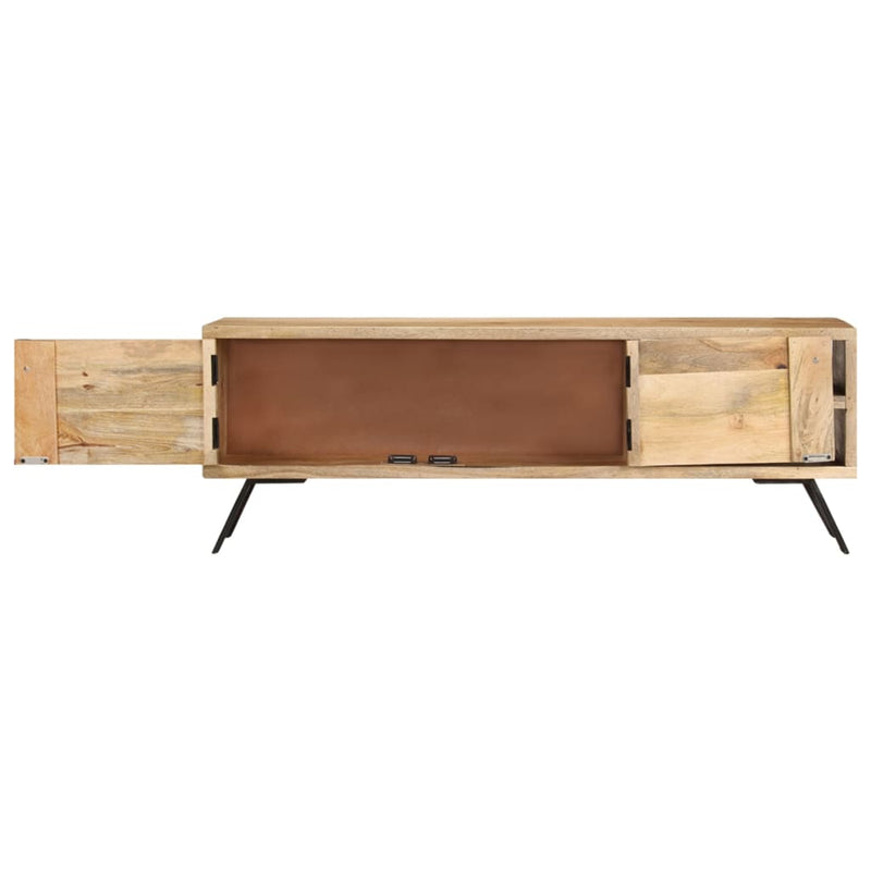 vidaXL TV Cabinet 110x30x40 cm Solid Mango Wood