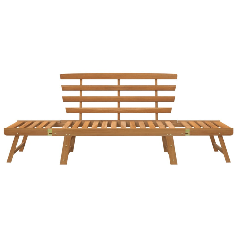 vidaXL Garden Bench 2-in-1 190 cm Solid Acacia Wood