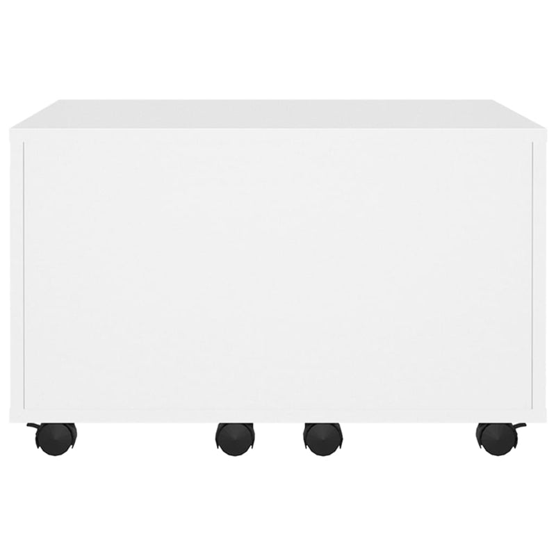 vidaXL Coffee Table White 60x60x38 cm Engineered Wood