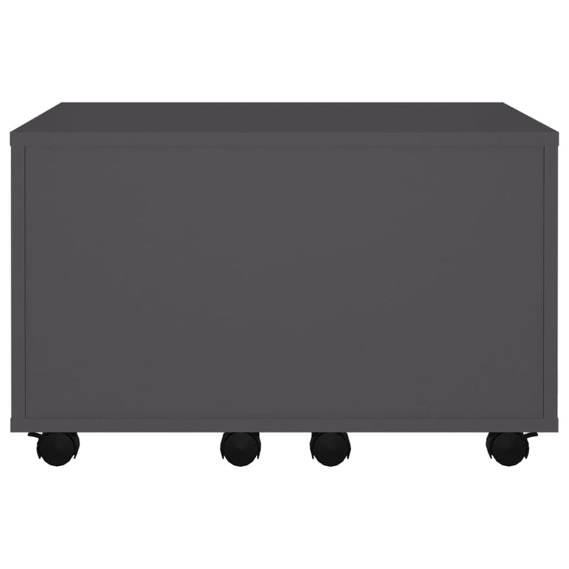vidaXL Coffee Table Grey 60x60x38 cm Engineered Wood