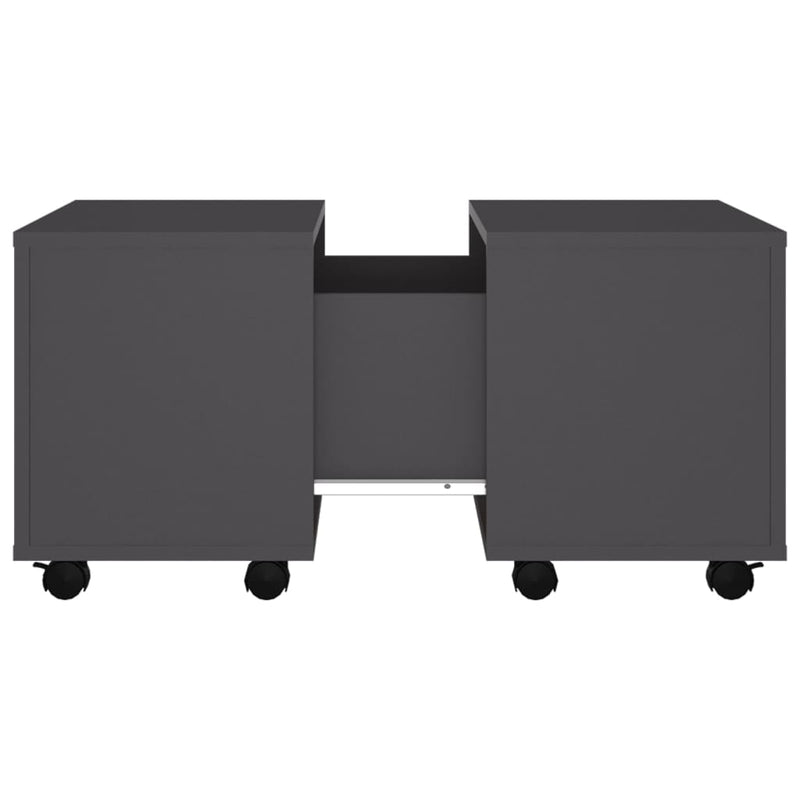 vidaXL Coffee Table Grey 60x60x38 cm Engineered Wood
