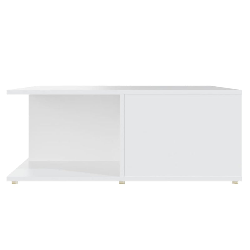 vidaXL Coffee Table White 80x80x31 cm Engineered Wood