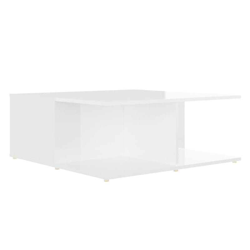 vidaXL Coffee Table White 80x80x31 cm Engineered Wood