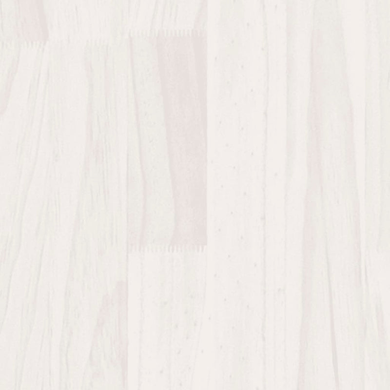 vidaXL 2-Tier Book Cabinet White 80x30x70 cm Solid Pine Wood