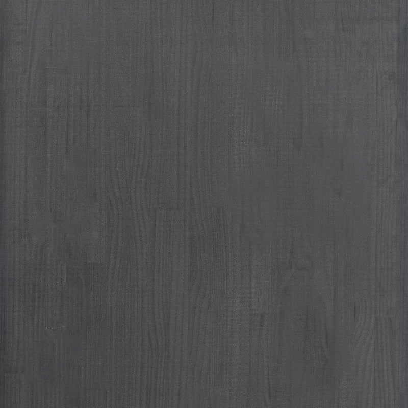 vidaXL Storage Shelf Grey 60x30x105 cm Solid Pine Wood