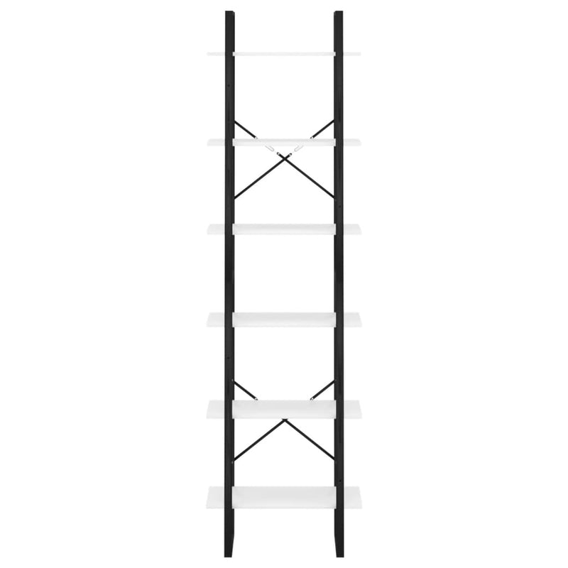 vidaXL Storage Shelf White 60x30x210 cm Engineered Wood