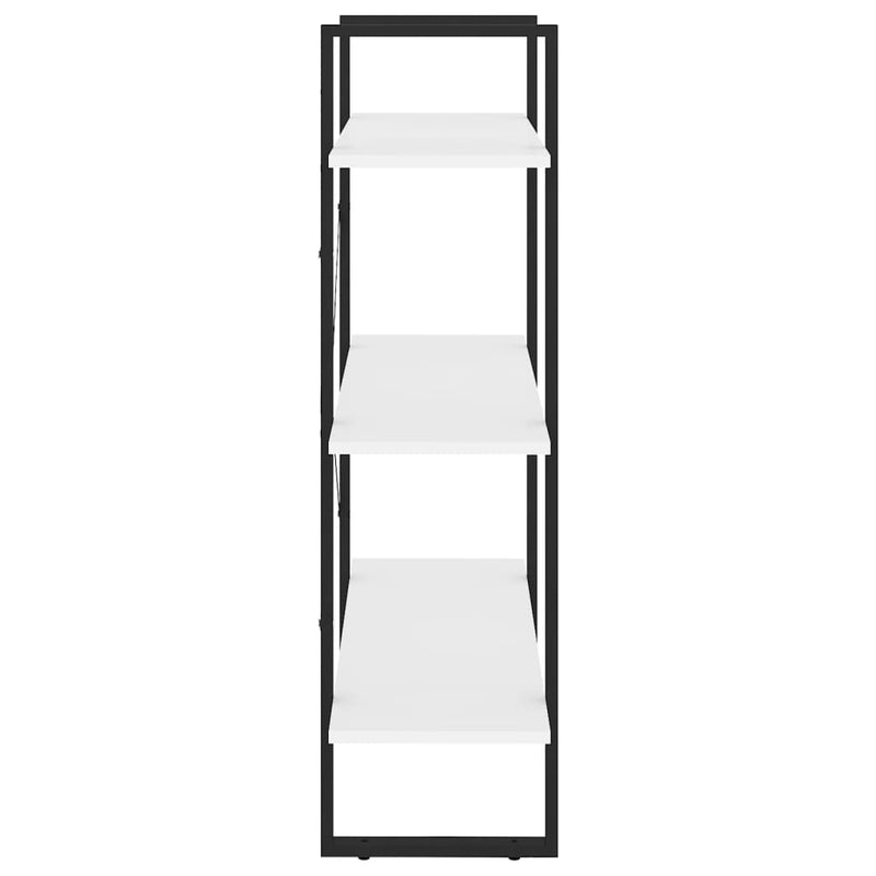 vidaXL Book Cabinet White 80x30x105 cm Engineered Wood