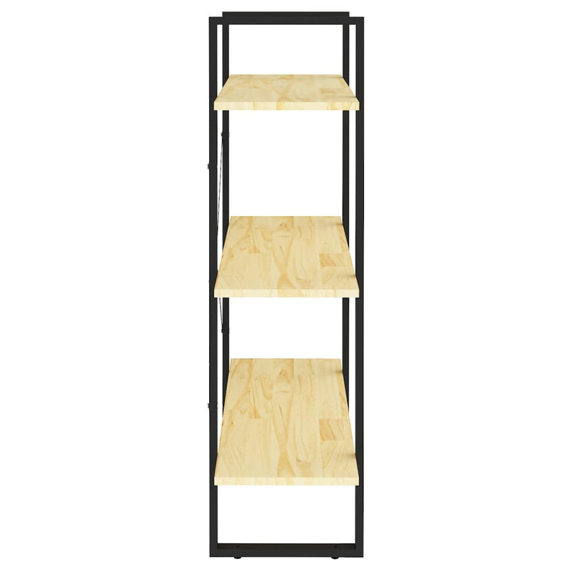 vidaXL 3-Tier Book Cabinet 80x30x105 cm Solid Pine Wood