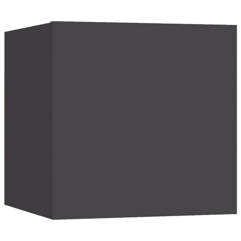 vidaXL Bedside Cabinets 2 pcs Grey 30.5x30x30 cm Engineered Wood