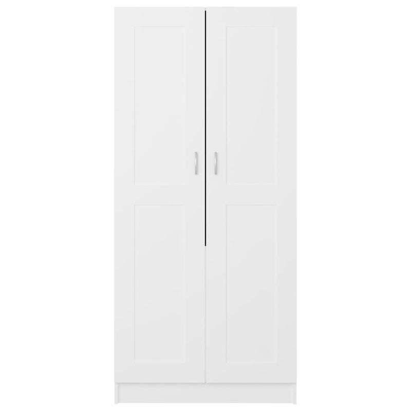 vidaXL Wardrobe White 82.5x51.5x180 cm Engineered Wood