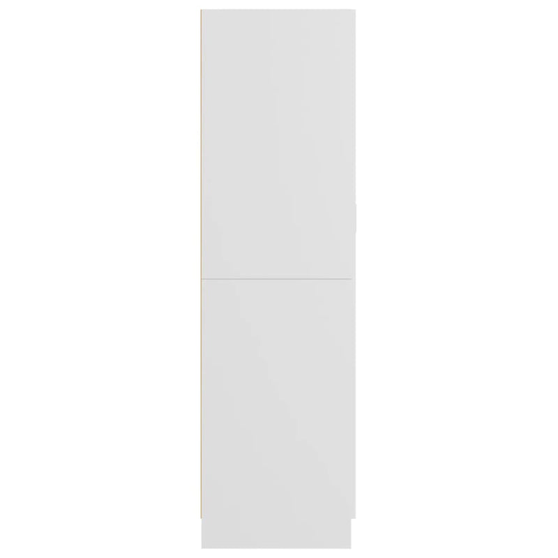 vidaXL Wardrobe White 82.5x51.5x180 cm Engineered Wood