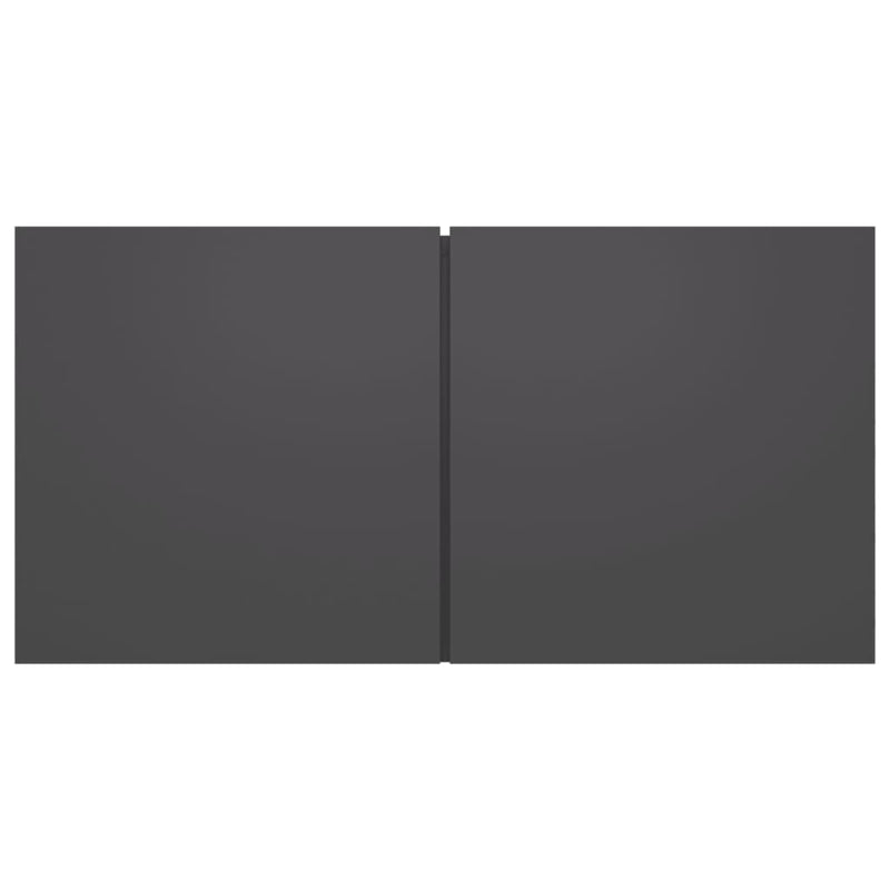 vidaXL Hanging TV Cabinet Grey 60x30x30 cm