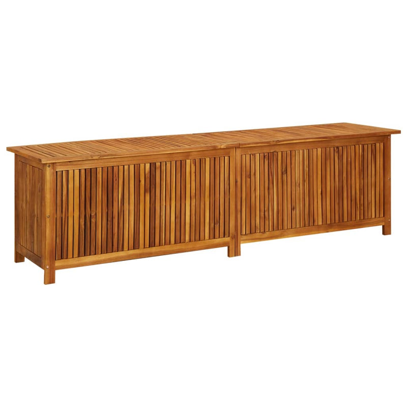 vidaXL Garden Storage Box 200x50x58 cm Solid Wood Acacia