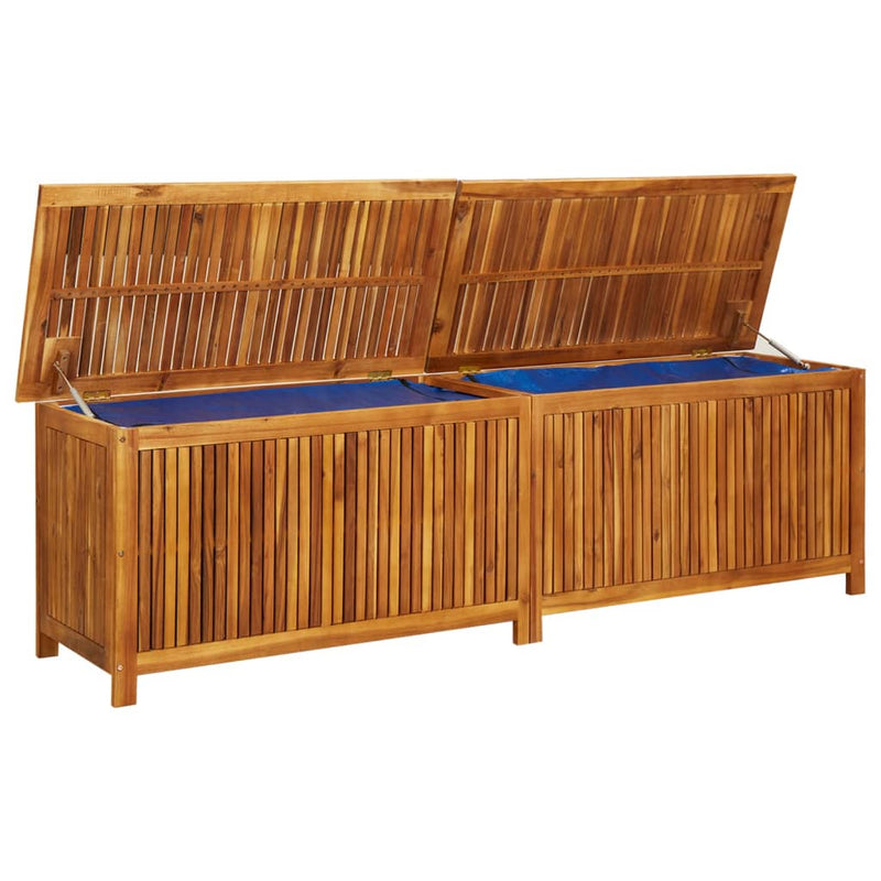 vidaXL Garden Storage Box 200x50x58 cm Solid Wood Acacia
