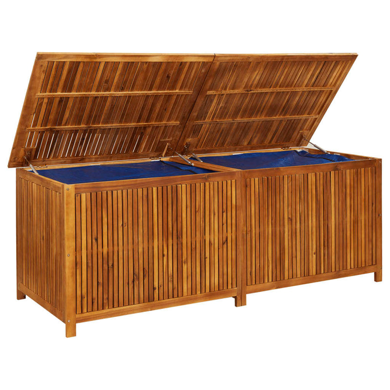 vidaXL Garden Storage Box 200x80x75 cm Solid Wood Acacia