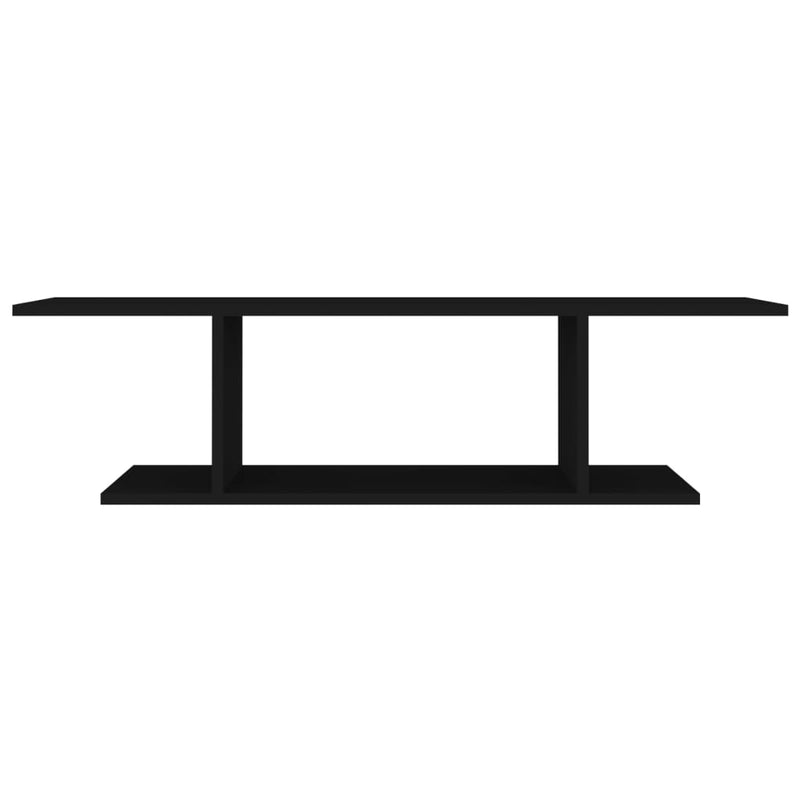 vidaXL Wall Mounted TV Cabinet Black 103x30x26.5 cm