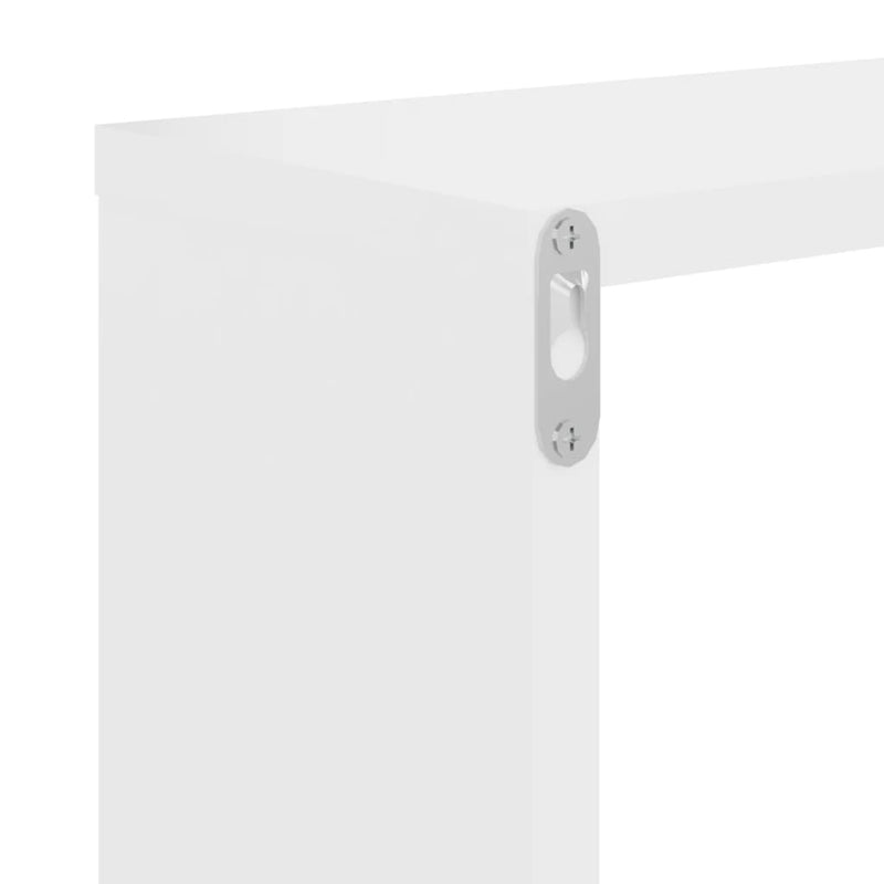 vidaXL Wall Cube Shelves 2 pcs White and Sonoma Oak 26x15x26 cm