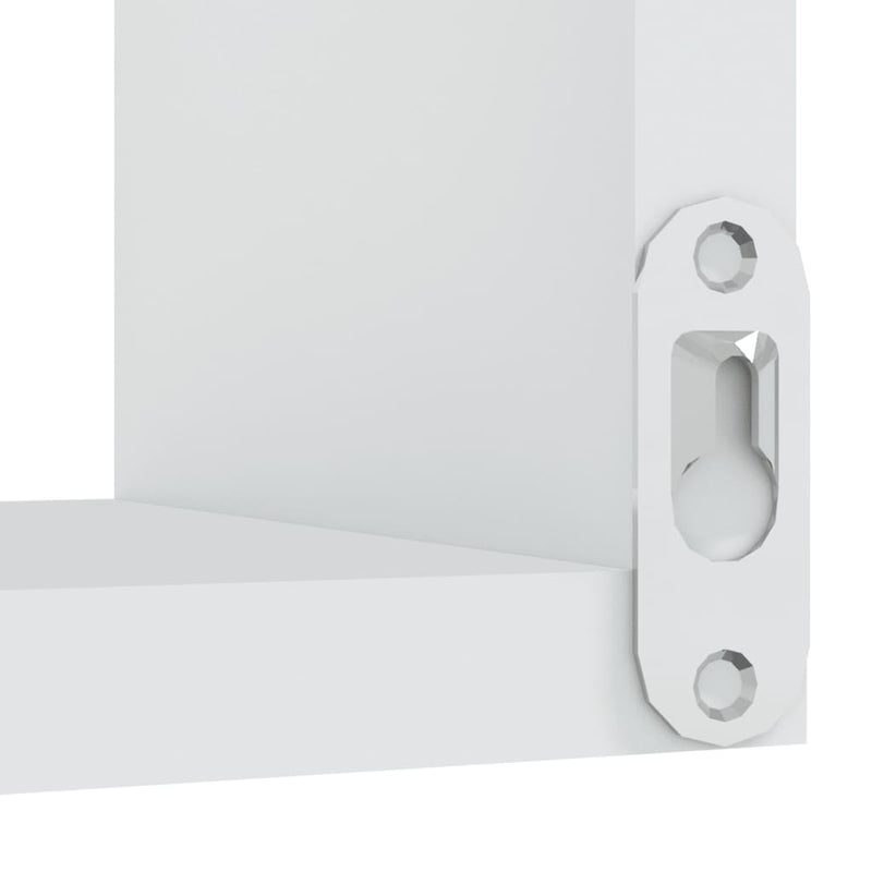 vidaXL Wall Corner Shelves 2 pcs White 40x40x50 cm Engineered Wood