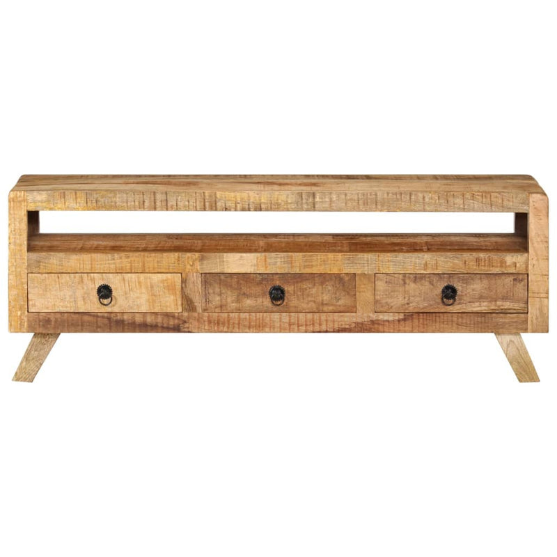 vidaXL TV Cabinet 110x30x40 cm Solid Mango Wood