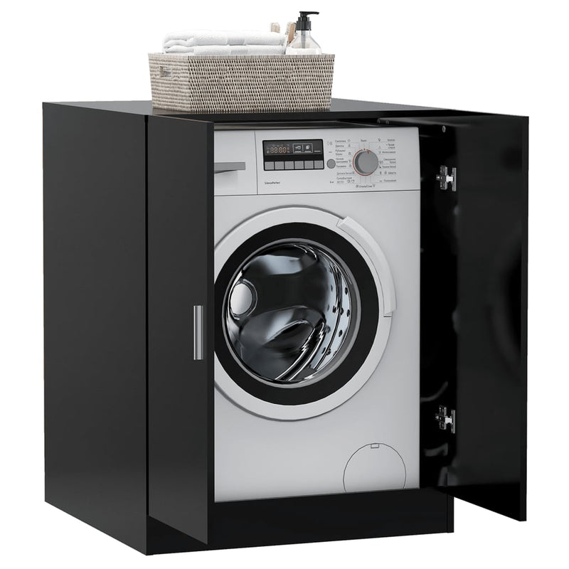 vidaXL Washing Machine Cabinet Black 71x71.5x91.5 cm