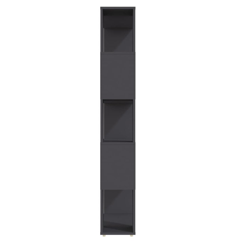 vidaXL Book Cabinet Room Divider Grey 80x24x155 cm Engineered Wood