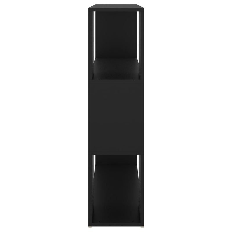 vidaXL Book Cabinet Room Divider Black 100x24x94 cm
