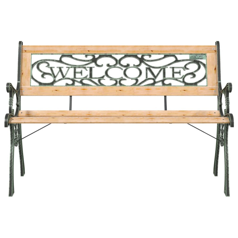vidaXL Garden Bench 122 cm Solid Wood Fir