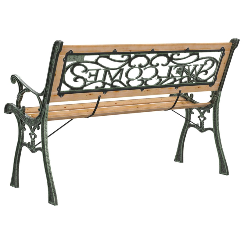 vidaXL Garden Bench 122 cm Solid Wood Fir