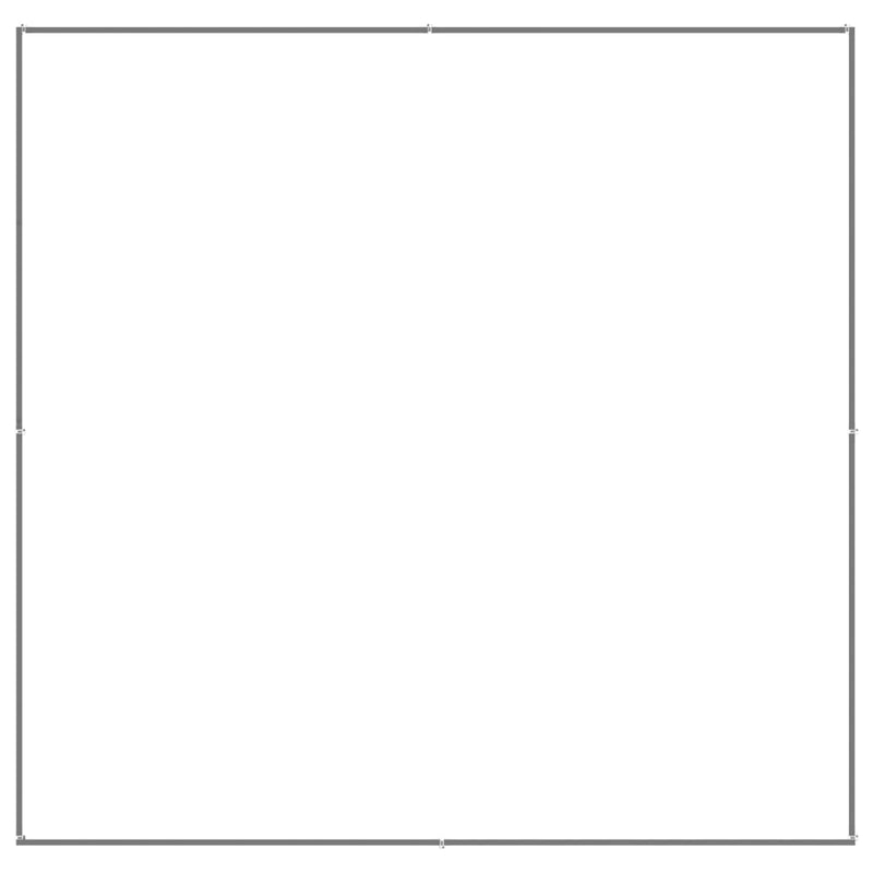 vidaXL Dog Kennel Silver 4 m² Steel