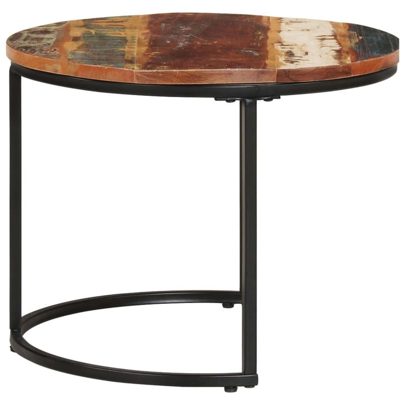 vidaXL Nesting Tables 2 pcs Solid Wood Reclaimed