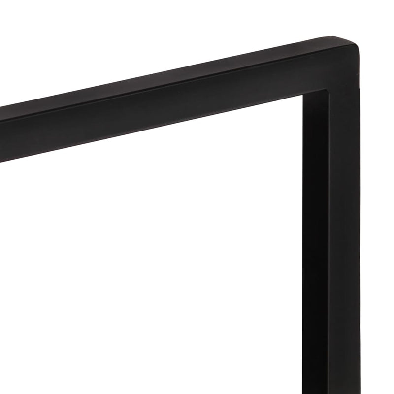 vidaXL Wall Shelves 2 pcs 60x25x35 cm Solid Wood Acacia and Steel