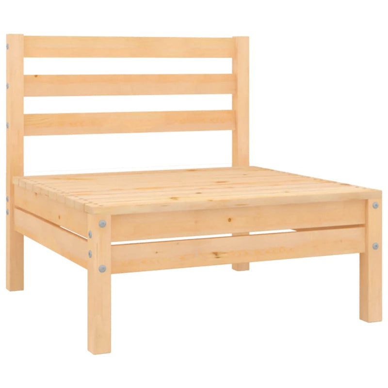 vidaXL 3 Piece Garden Lounge Set Solid Wood Pine