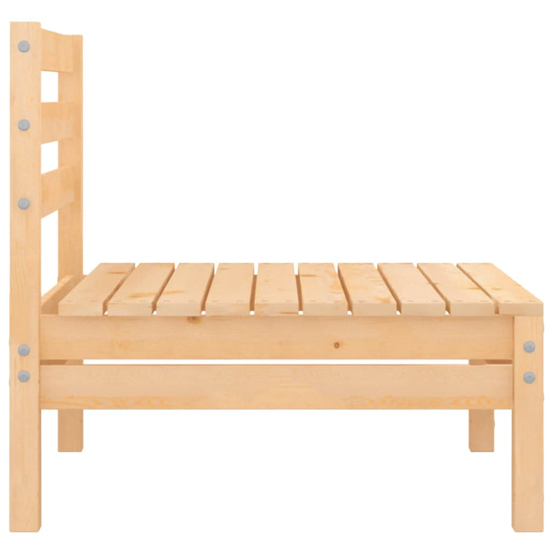vidaXL 3 Piece Garden Lounge Set Solid Wood Pine