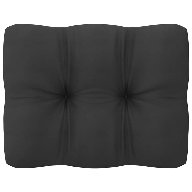 vidaXL 11 Piece Garden Lounge Set with Anthracite Cushions Pinewood