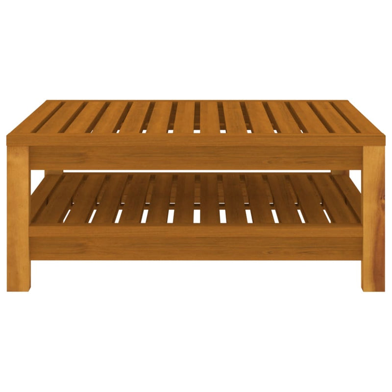 vidaXL 5 Piece Garden Lounge Set with Cushion Solid Acacia Wood