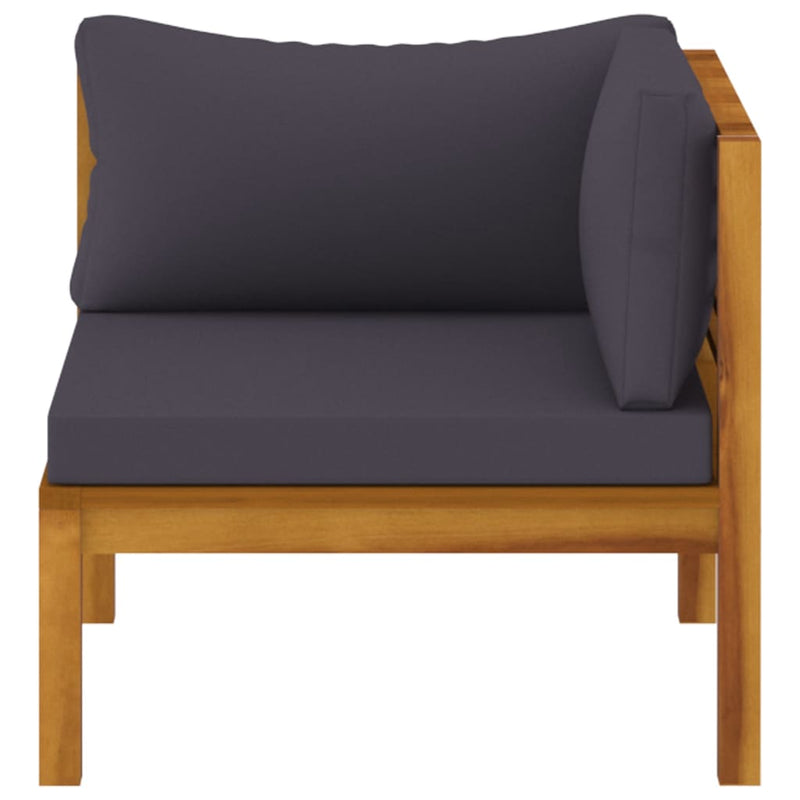 vidaXL 2-Seater Garden Sofa with Cushion Solid Wood Acacia