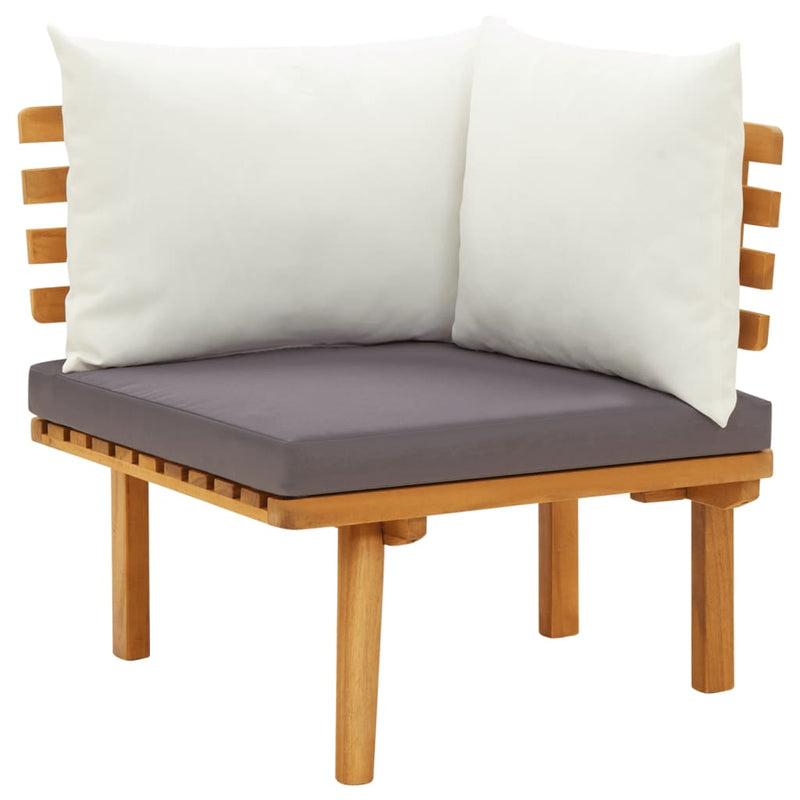 vidaXL 12 Piece Garden Lounge Set with Cushions Solid Wood Acacia
