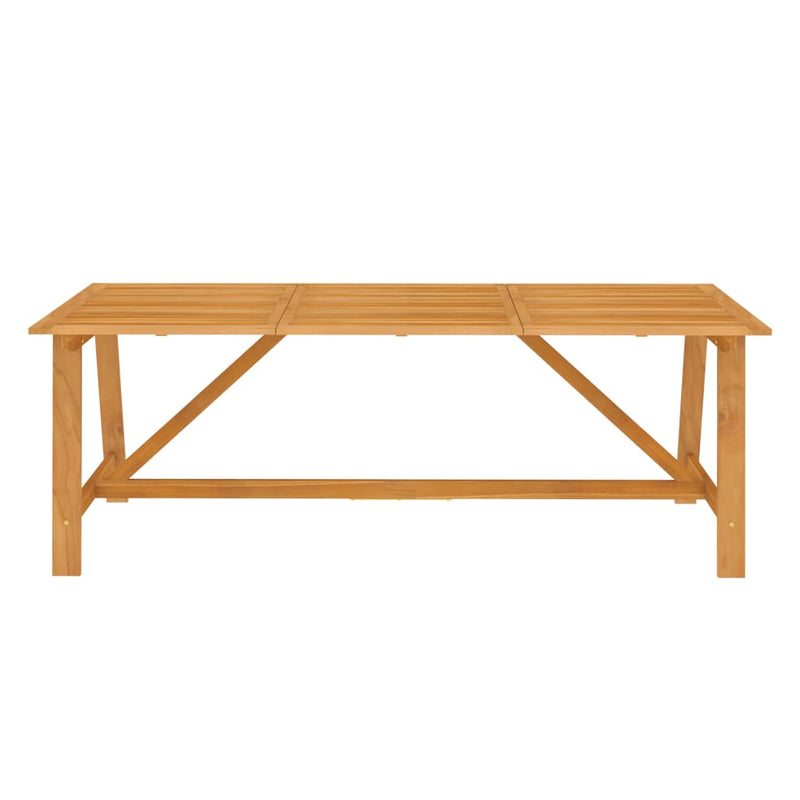 vidaXL 9 Piece Garden Dining Set Solid Wood Acacia