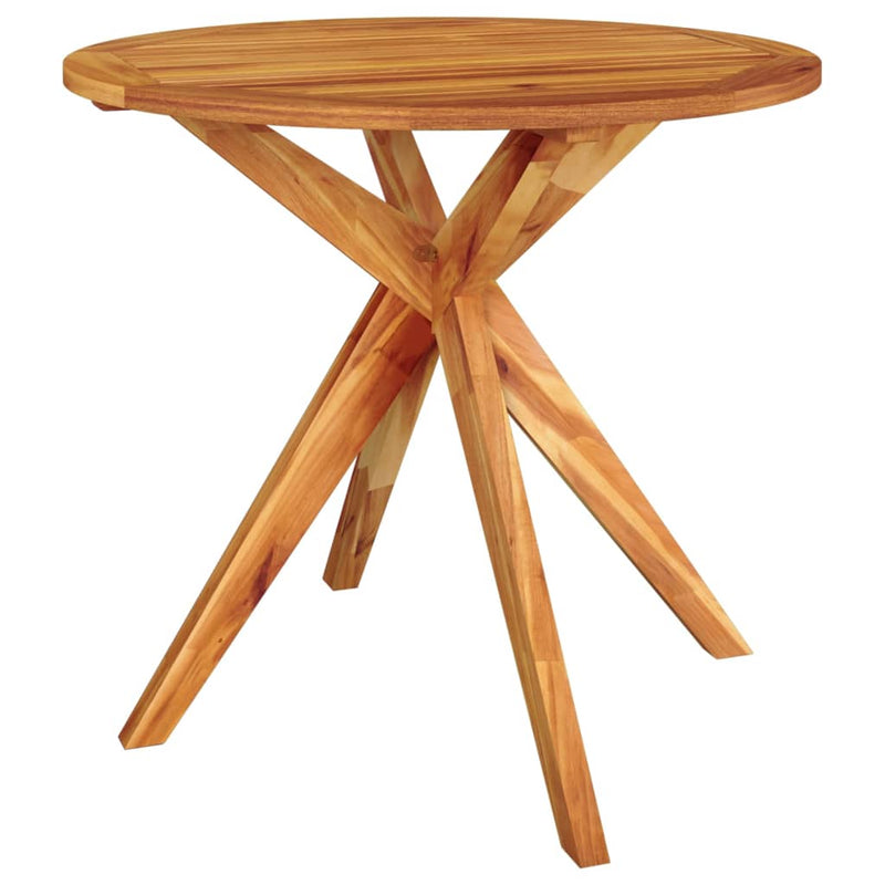 vidaXL 3 Piece Garden Dining Set Solid Wood Acacia