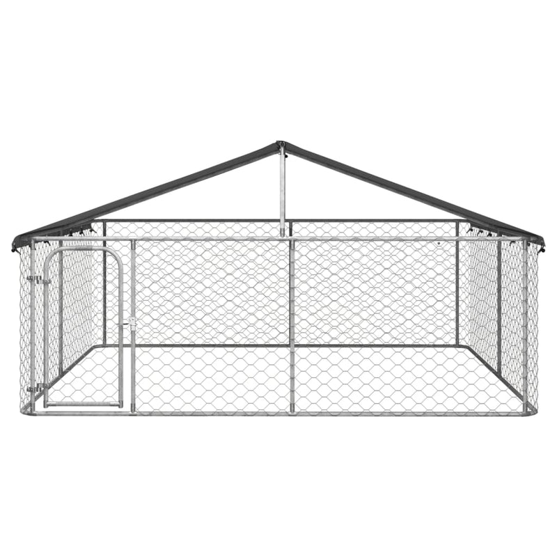 vidaXL Outdoor Dog Kennel with Roof 300x300x150 cm