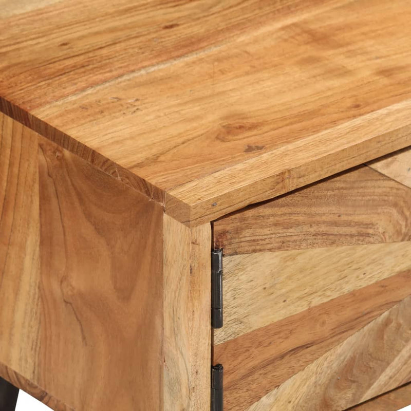 vidaXL TV Cabinet 145x35x35 cm Solid Wood Acacia