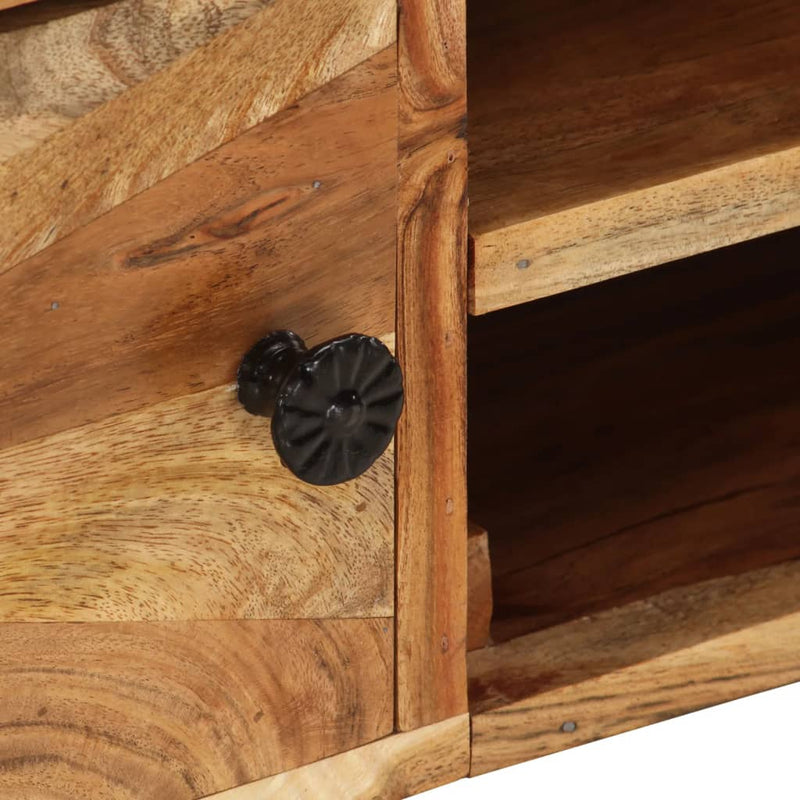vidaXL TV Cabinet 145x35x35 cm Solid Wood Acacia